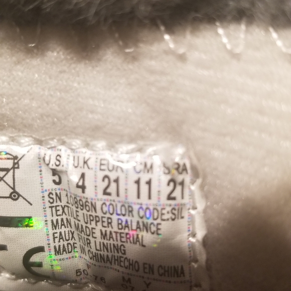 Skechers twinkle toes silver boots - Picture 6 of 7